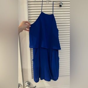 Express blue romper
